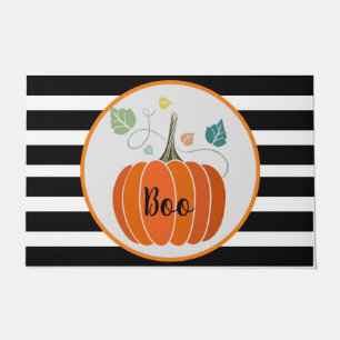 Halloween "Boo" Pumpkin Doormat