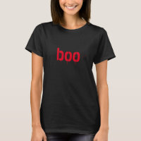 Halloween boo red bloody black scary