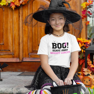 Halloween BOO Scare Away Breast Cancer T-Shirt