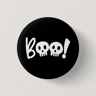 Halloween Boo Scary 3 Cm Round Badge
