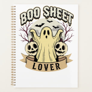 Halloween Boo Sheet Lover Ghost Moon Planner