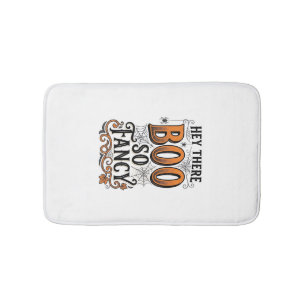 Halloween Boo Shirt Vintage Engraving Spooky Cute  Bath Mat