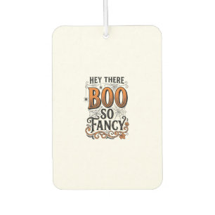 Halloween Boo Shirt Vintage Engraving Spooky Cute  Car Air Freshener