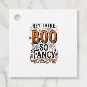 Halloween Boo Shirt Vintage Engraving Spooky Cute Favour Tags