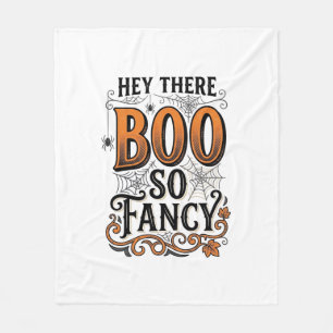 Halloween Boo Shirt Vintage Engraving Spooky Cute  Fleece Blanket