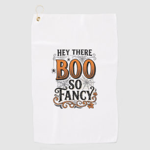 Halloween Boo Shirt Vintage Engraving Spooky Cute  Golf Towel