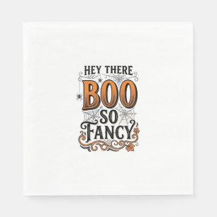 Halloween Boo Shirt Vintage Engraving Spooky Cute Napkin