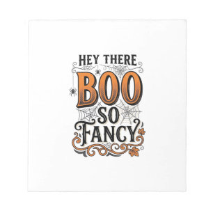 Halloween Boo Shirt Vintage Engraving Spooky Cute Notepad