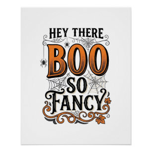 Halloween Boo Shirt Vintage Engraving Spooky Cute Poster