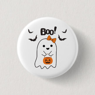 Halloween Boo Shopping 3 Cm Round Badge