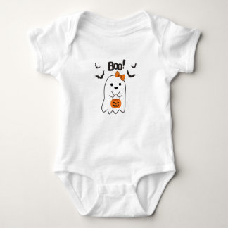 Halloween Boo Shopping Baby Bodysuit
