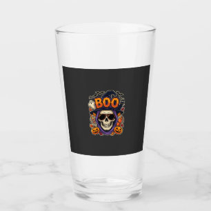 Halloween Boo Skull Sunglasses Vector Glass