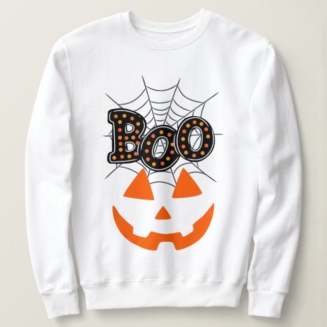 Halloween Boo Sweatshirt (Design Front)