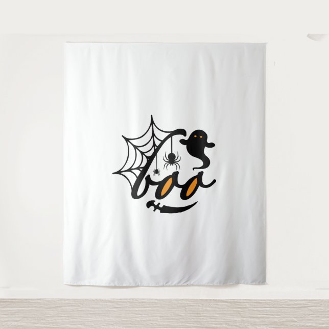 Halloween Boo                   Tapestry (Front)