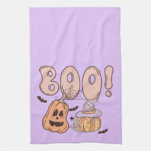 Halloween Boo Tea Towel