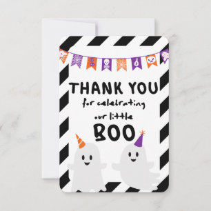 Halloween Boo Thank You Card