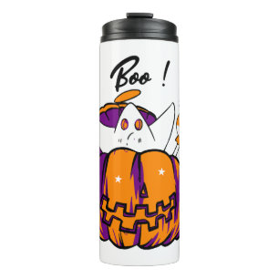 Halloween Boo                         Thermal Tumbler