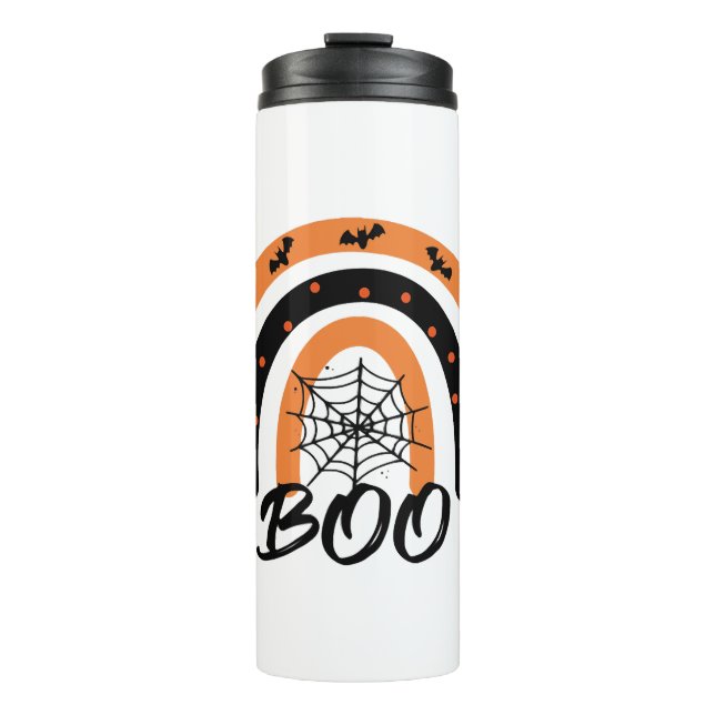 Halloween Boo Thermal Tumbler (Front)