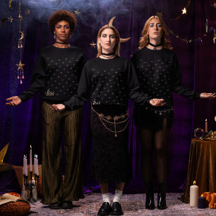 Halloween boo typography sweatshirt