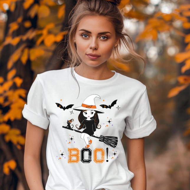 Halloween Boo Witch T-Shirt (Creator Uploaded)