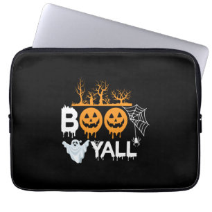 Halloween Boo Yell Halloween Birthday Laptop Sleeve