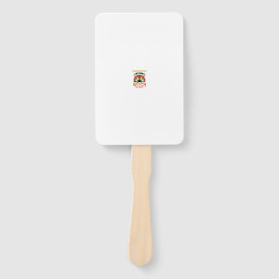 Halloween Bookkeeper by Day Witch by Night Design Hand Fan