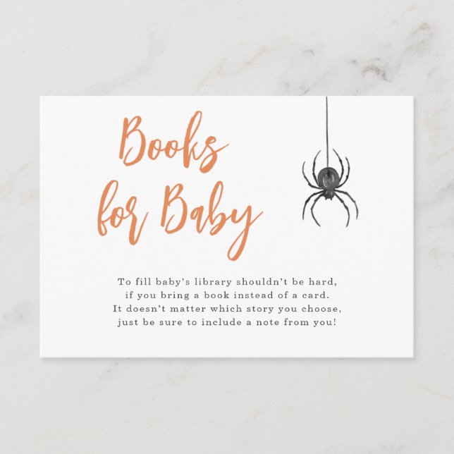 Halloween Books for Baby Card (Front)