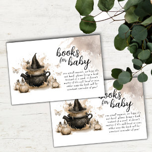 Halloween Books for Baby Neutral Baby Shower Enclosure Card