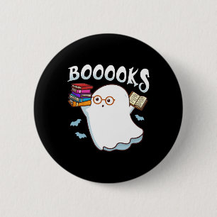 Halloween Books Librarian English Teacher Reader R 6 Cm Round Badge