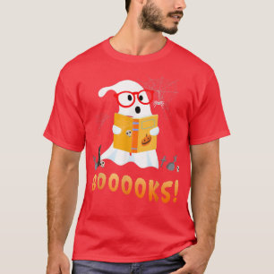 Halloween Books Librarian English Teacher Reader R T-Shirt