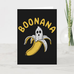 Halloween Boonana Funny Skeleton Inside Nana Quirk Card