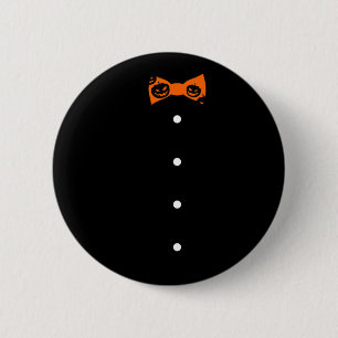 Halloween Bowtie Pumpkin Halloween Costume  6 Cm Round Badge
