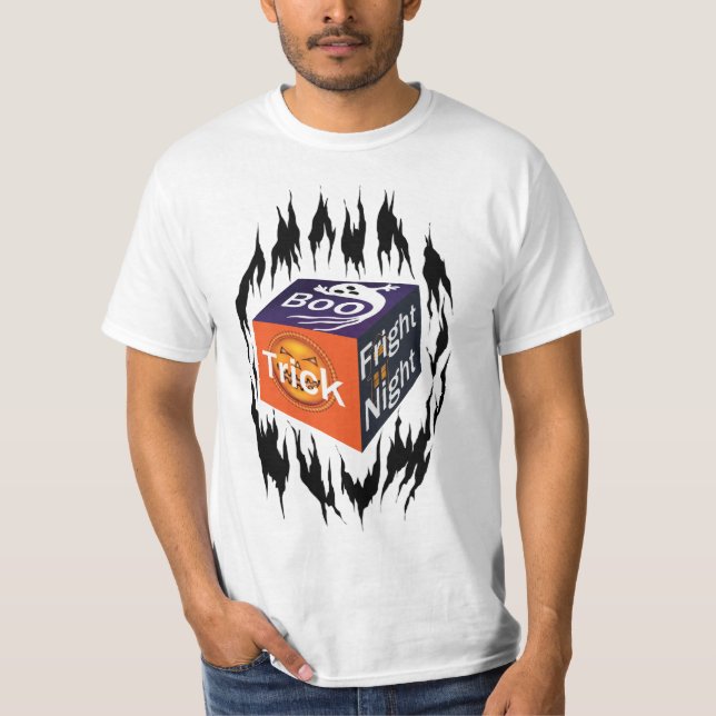 "Halloween Box of Scares" T-Shirt (Front)