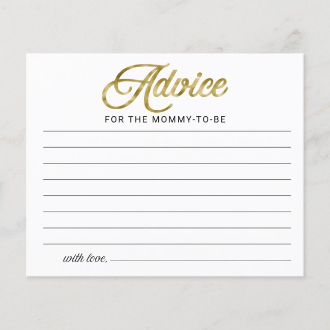 Halloween Boy Baby Shower Advice Cards (Front)