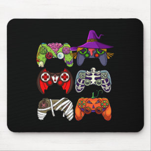 Halloween Boys Gamer Skeleton Zombie Gaming Contro Mouse Pad