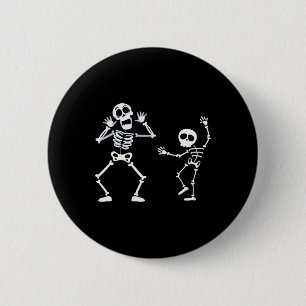 Halloween  Boys Girls Kids Skeleton Griddy Dance T 6 Cm Round Badge