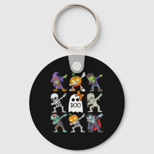 Halloween Boys Skeleton Zombie Pumpkin Unique Boo Key Ring