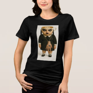 Halloween Brainrot Ballerina Capuccina t-shirt Tri-Blend Shirt