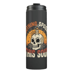 Halloween Brave Skeleton Night Thermal Tumbler
