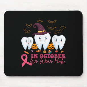 Halloween Breast Cancer Awareness _1 Mouse Pad