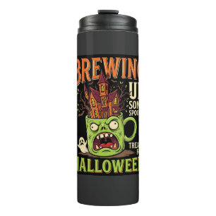Halloween Brewing Up Spooky Treats Haunted Mug Des