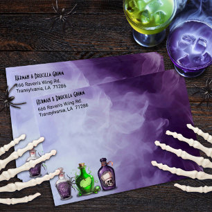 Halloween Brews and Boos Apothecary Jar Envelope