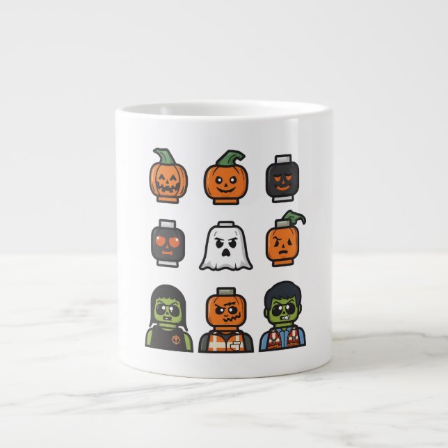 Halloween Brick Head Monster Mug (Front)