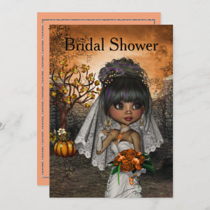 Halloween Bridal Shower Invitation