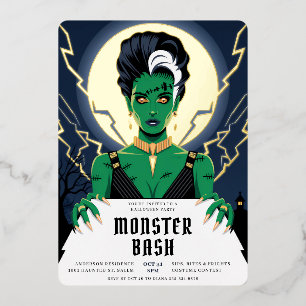 Halloween Bride of Frankenstein Monster Bash