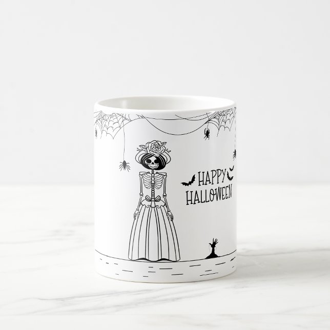 Halloween Bride Skeleton Coffee Mug (Creator Uploaded)