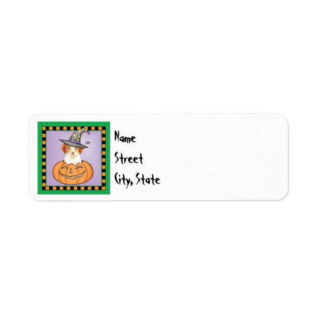 Halloween Brittany Label (Front)