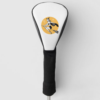 Halloween Broom Golf Head Cover