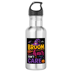 Halloween Broom Hair Don't Care Witch Quote 532 Ml Water Bottle
