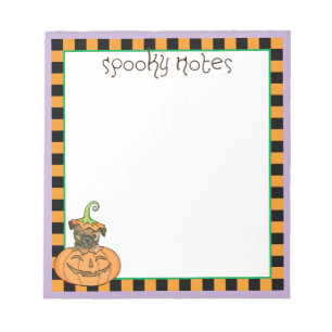 Halloween Brussels Griffon Notepad